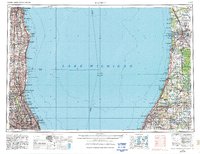 Racine 1958 topographic map thumbnail