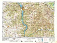 La Crosse 1958 topographic map thumbnail