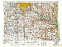 Saint Paul 1953 topographic map thumbnail
