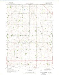 Adrian NE 1967 topographic map thumbnail