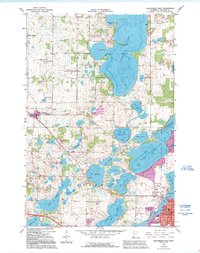 Alexandria West 1966 topographic map thumbnail