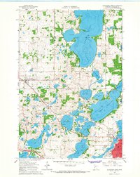 Alexandria West 1966 topographic map thumbnail