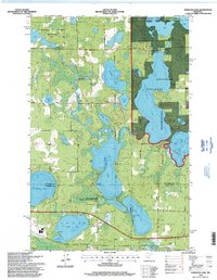Andrusia Lake 1996 topographic map thumbnail