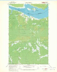 Angle Inlet 1967 topographic map thumbnail