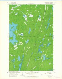Angleworm Lake 1963 topographic map thumbnail
