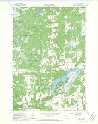 Ann Lake 1968 topographic map thumbnail