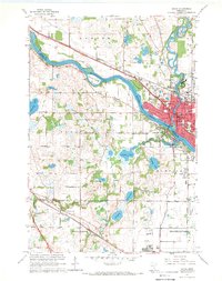 Anoka 1967 topographic map thumbnail