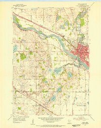 Anoka 1955 topographic map thumbnail