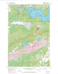 Babbitt 1962 topographic map thumbnail