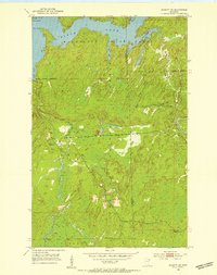 Babbitt NE 1952 topographic map thumbnail