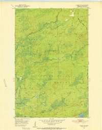 Babbitt SW 1951 topographic map thumbnail