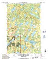 Balsam Lake 1996 topographic map thumbnail