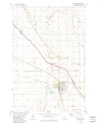Barnesville 1981 topographic map thumbnail
