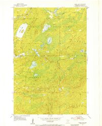 Barrs Lake 1954 topographic map thumbnail