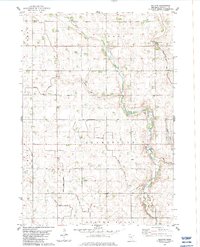 Bechyn 1983 topographic map thumbnail