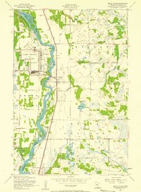 Belle Prairie 1956 topographic map thumbnail