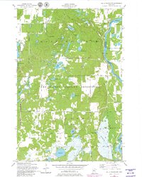 Belle Prairie NW 1956 topographic map thumbnail