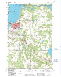 Bemidji East 1968 topographic map thumbnail