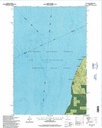 Bena NW 1996 topographic map thumbnail