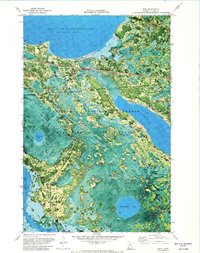 Bena 1971 topographic map thumbnail