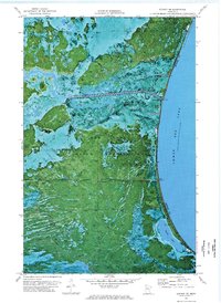 Berner NE 1972 topographic map thumbnail