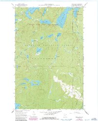 Beth Lake 1960 topographic map thumbnail