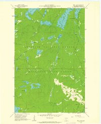 Beth Lake 1960 topographic map thumbnail