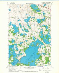 Big Cormorant Lake 1966 topographic map thumbnail