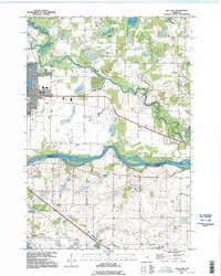Big Lake 1991 topographic map thumbnail