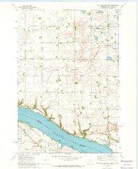 Big Stone Lake East 1971 topographic map thumbnail