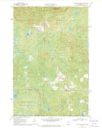 Big Thunder Peak 1970 topographic map thumbnail