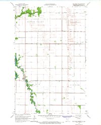 Big Woods NE 1966 topographic map thumbnail