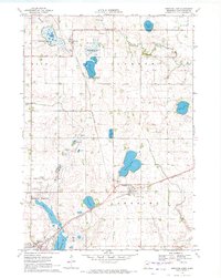Bingham Lake 1970 topographic map thumbnail