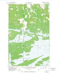 Birchdale SE 1968 topographic map thumbnail