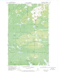 Birchdale SW 1968 topographic map thumbnail