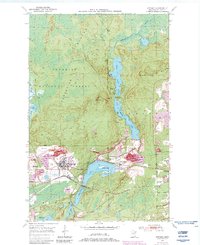 Biwabik 1950 topographic map thumbnail