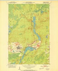 Biwabik 1951 topographic map thumbnail