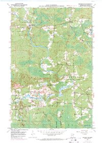 Biwabik NE 1950 topographic map thumbnail