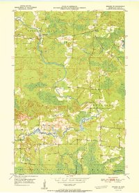 Biwabik NE 1951 topographic map thumbnail