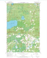 Biwabik NW 1950 topographic map thumbnail