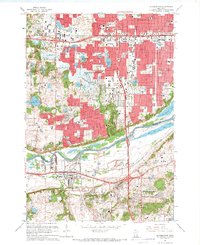 Bloomington 1967 topographic map thumbnail