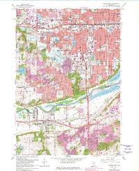 Bloomington 1967 topographic map thumbnail