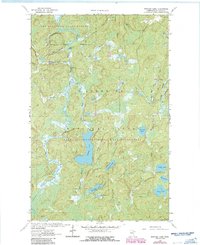 Bootleg Lake 1963 topographic map thumbnail