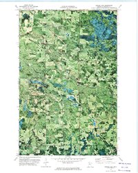 Borden Lake 1972 topographic map thumbnail