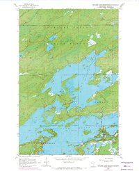 Boulder Lake Reservoir 1953 topographic map thumbnail