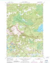 Britt 1951 topographic map thumbnail