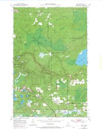 Britt 1951 topographic map thumbnail