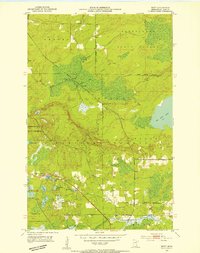 Britt 1951 topographic map thumbnail