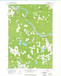 Brookston 1953 topographic map thumbnail