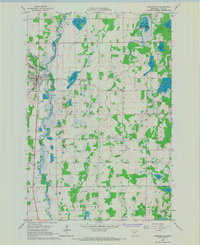 Browerville 1966 topographic map thumbnail